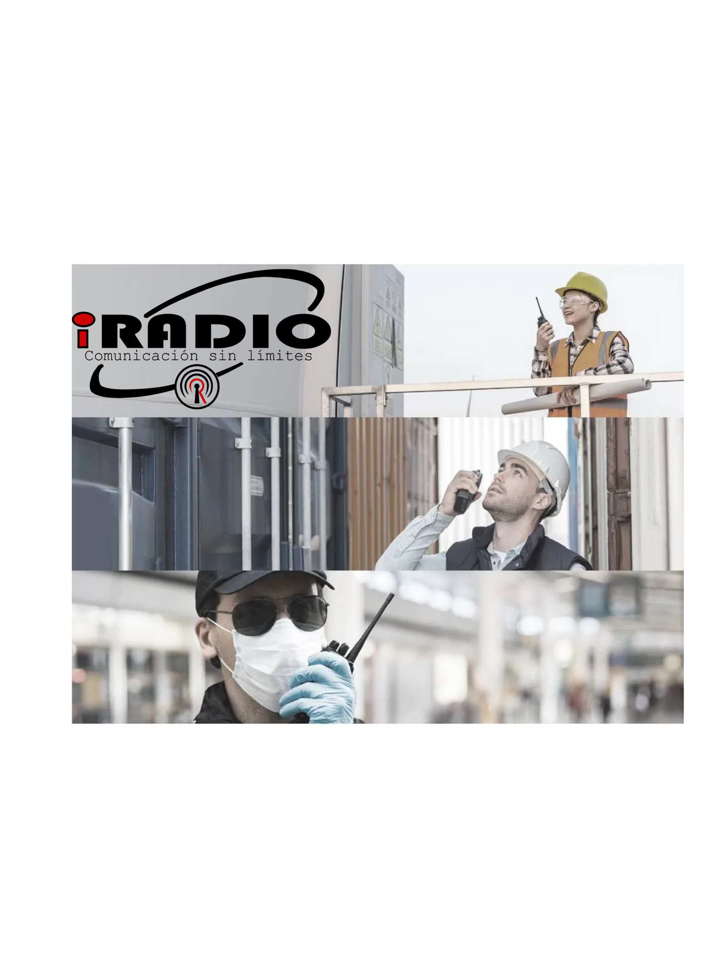 duo pack TX-320 Radio Portátil UHF 400-470 MHz, 16 canales