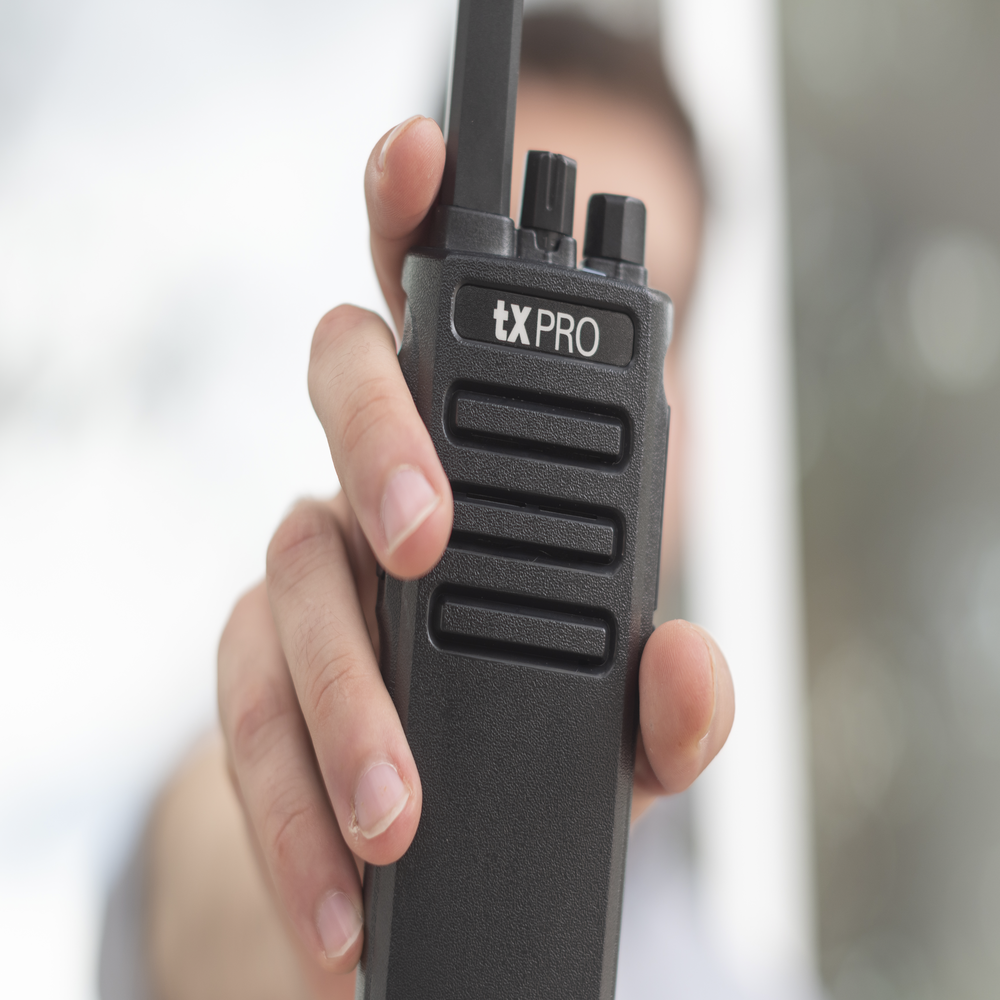 TX-600 Radio Portátil UHF, 5W 16 CANALES, 400-470 MHz