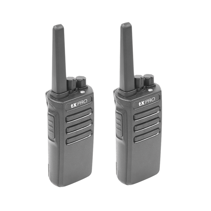 DUO PACK TX-600 Radio Portátil UHF, 5W 16 CANALES 400-470 MHz