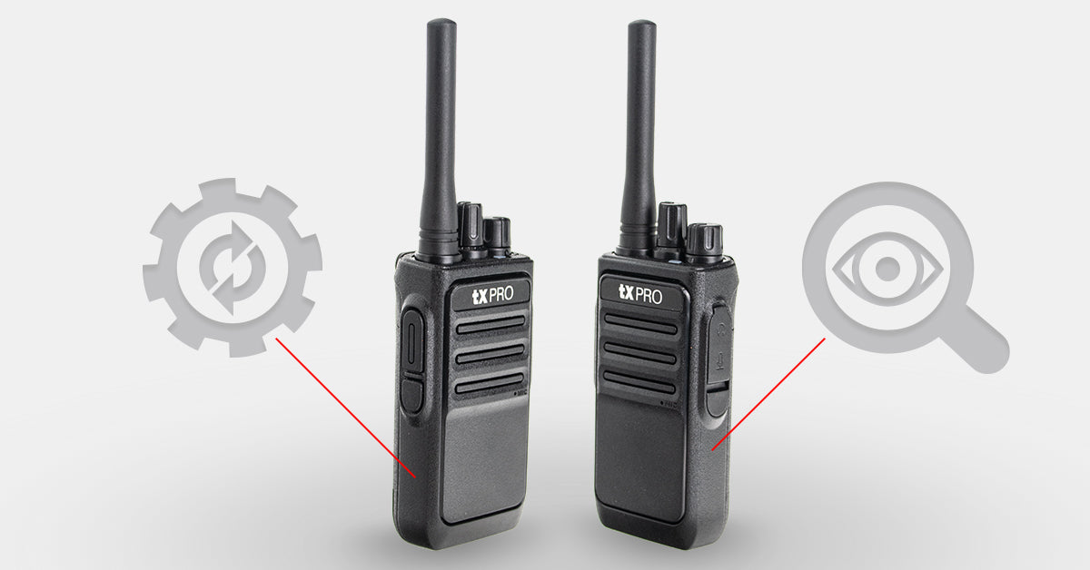 DUO PACK TX-600 Radio Portátil UHF, 5W 16 CANALES 400-470 MHz
