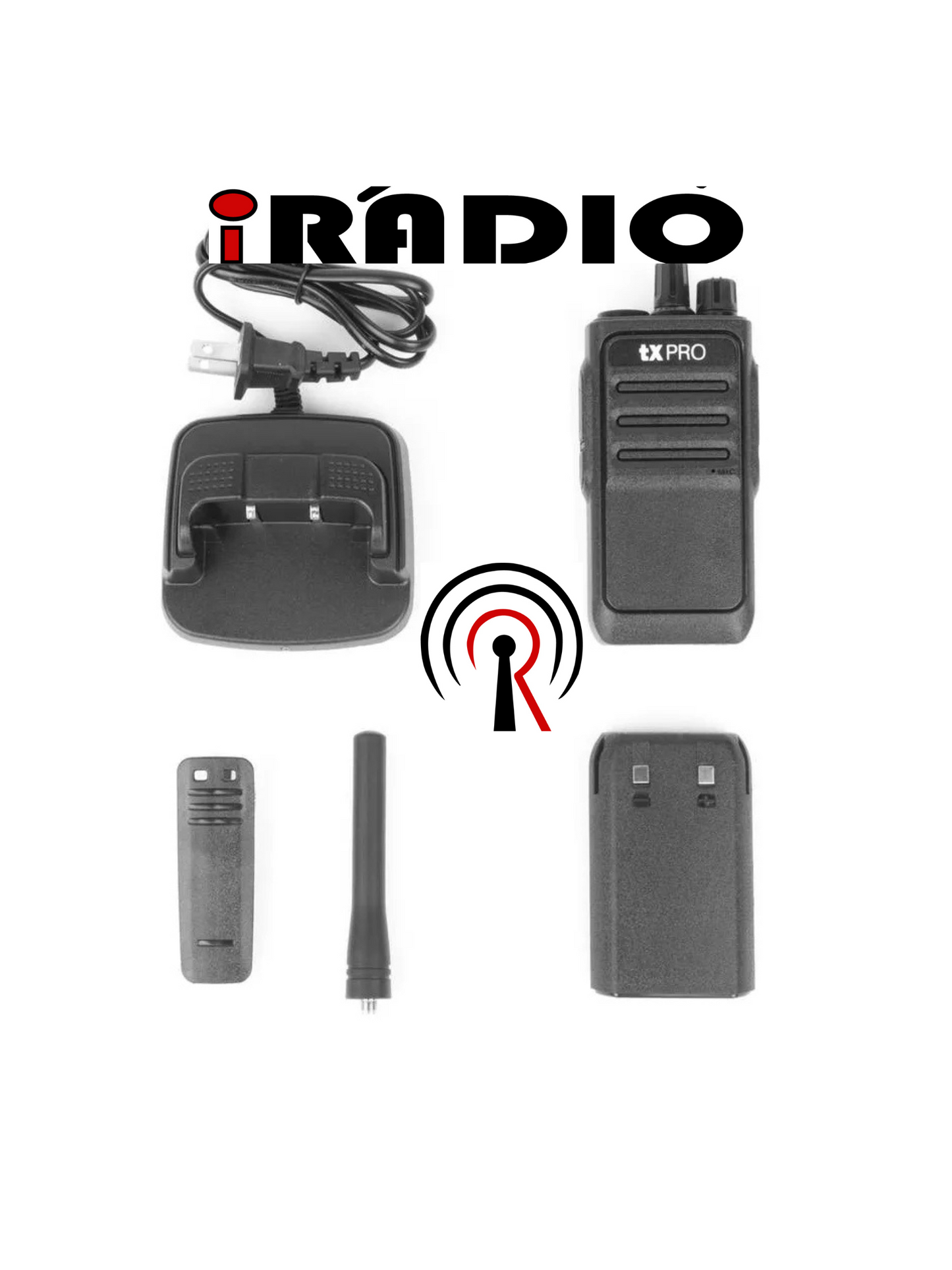 DUO PACK TX-600 Radio Portátil UHF, 5W 16 CANALES 400-470 MHz